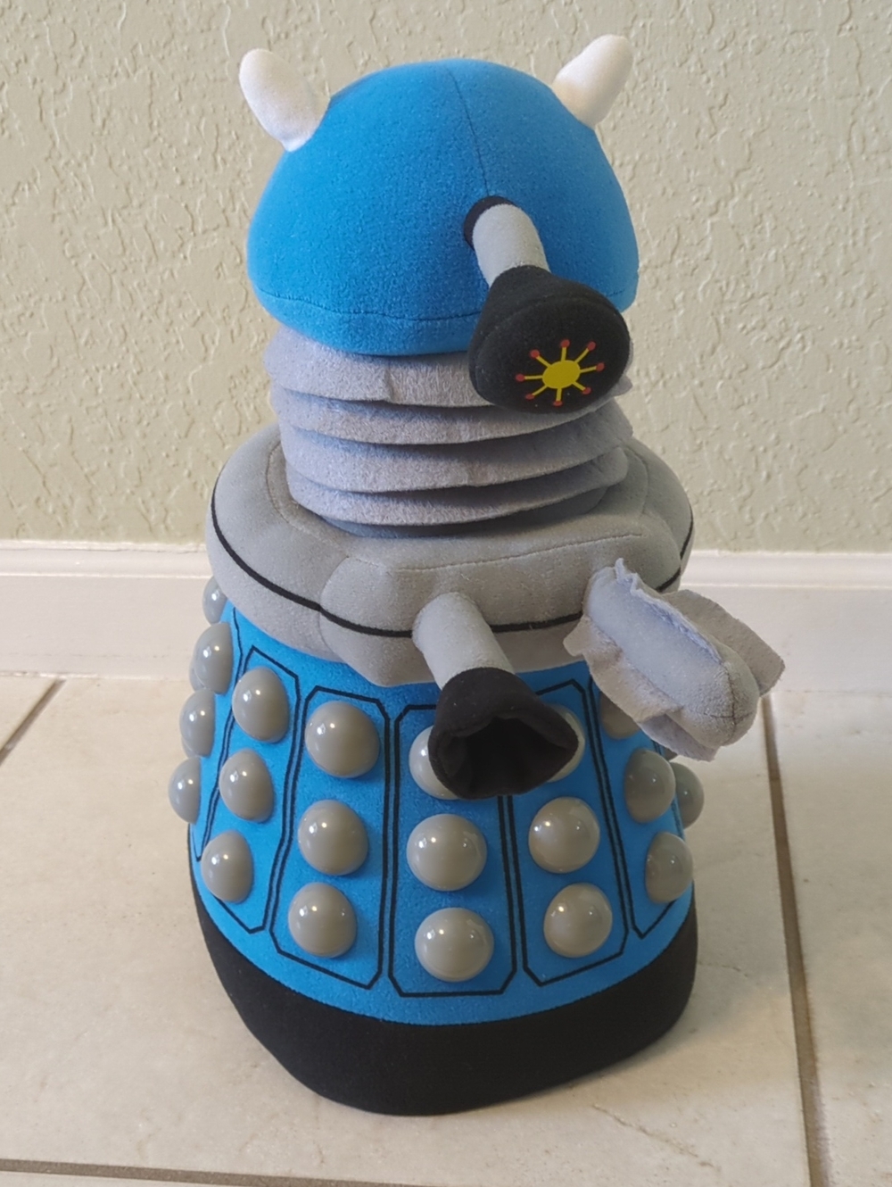 Blue Plush Robot, Doctor Who Talking Dalek Plush Toy - Kids Plush Figure